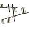 Z-Lite Calumet 5 Light Chandelier, Mate Black + Polished Nickel 814-5MB-PN - alternate 5